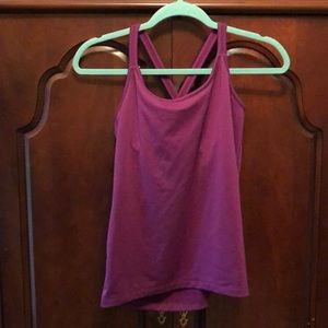 🦋Eastern Mountain Sports Tank Top Shelf Bra M EMS